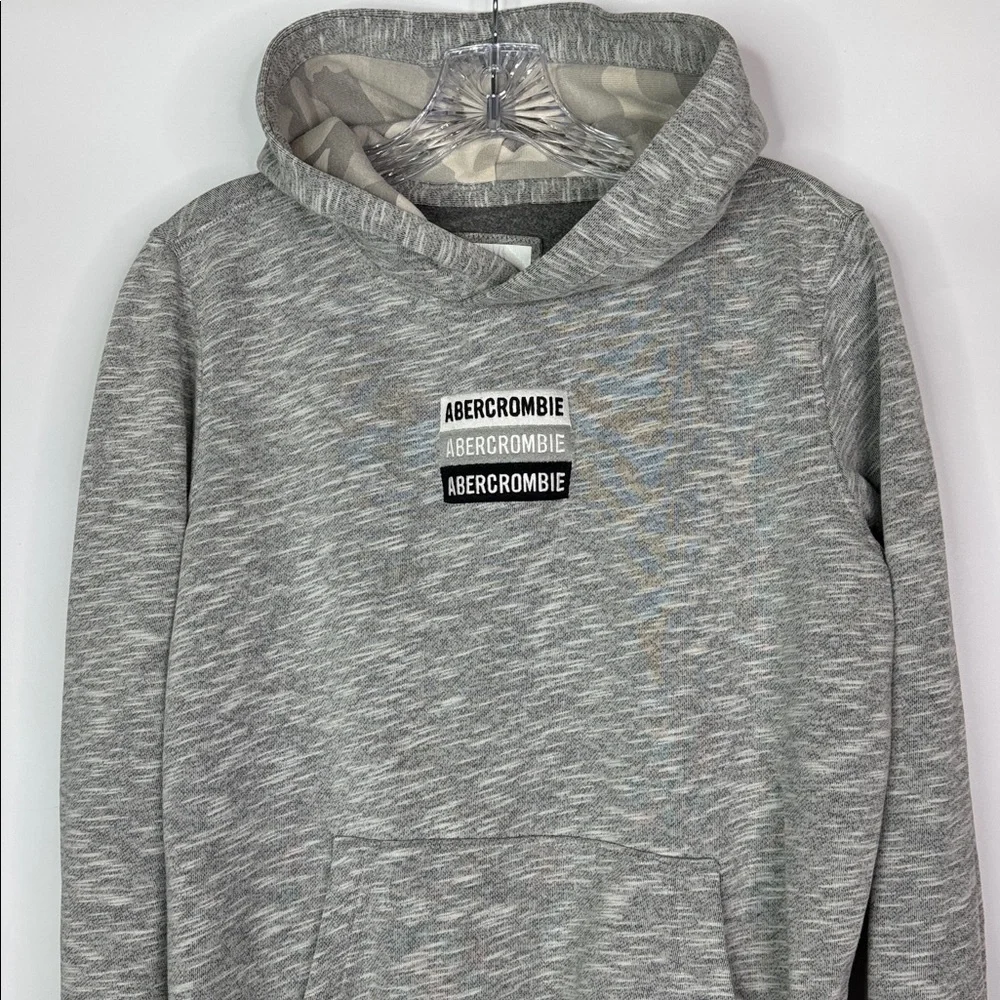 Abercrombie Kids Gray Hooded Sweatshirt Size 15/16